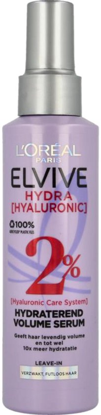 L’Oréal Paris Elvive Hydra Hyaluronic Leave-in Spray - Hydraterend Met Hyaluronzuur - 150ml