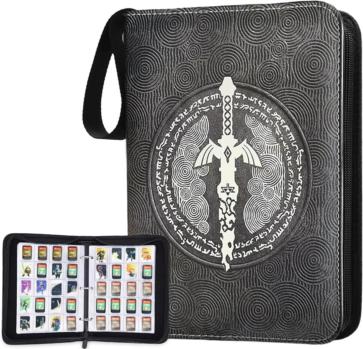 Verzamelalbum voor 400 Amiibo Kaarten en NFC Spelkaarten