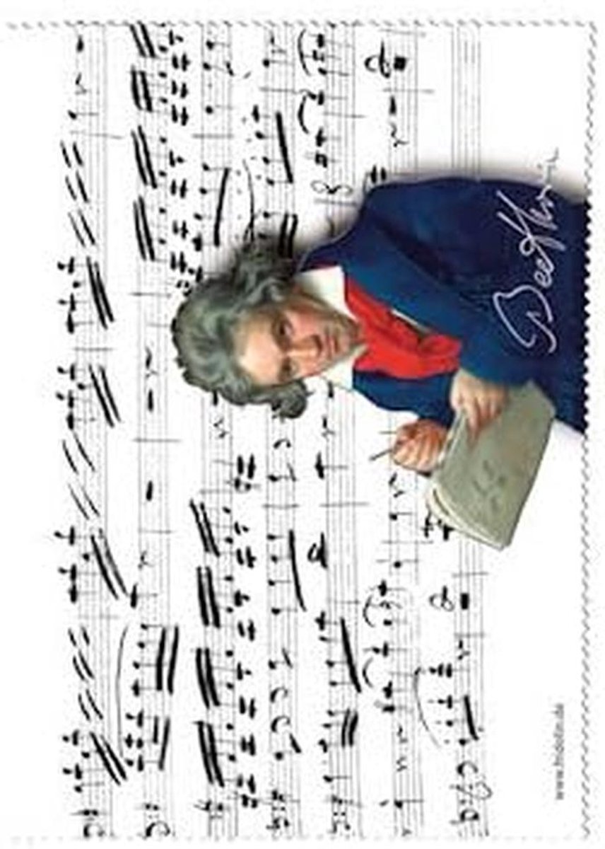 Brillenpoetsdoekje Microvezel Muziek Thematisch Rechthoekig