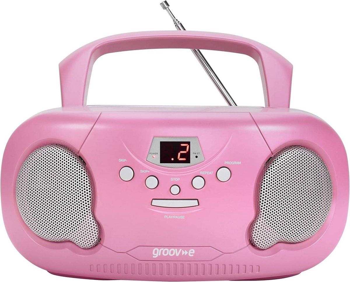 Draagbare CD-speler met AM/FM Radio en Hoofdtelefoonaansluiting