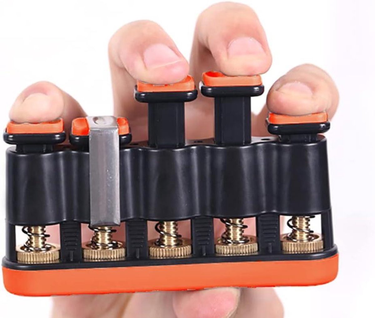 Allecto Plus - Finger Strength Trainer voor Gitaar en Piano - Trigger Finger Training in Oranje Kleur