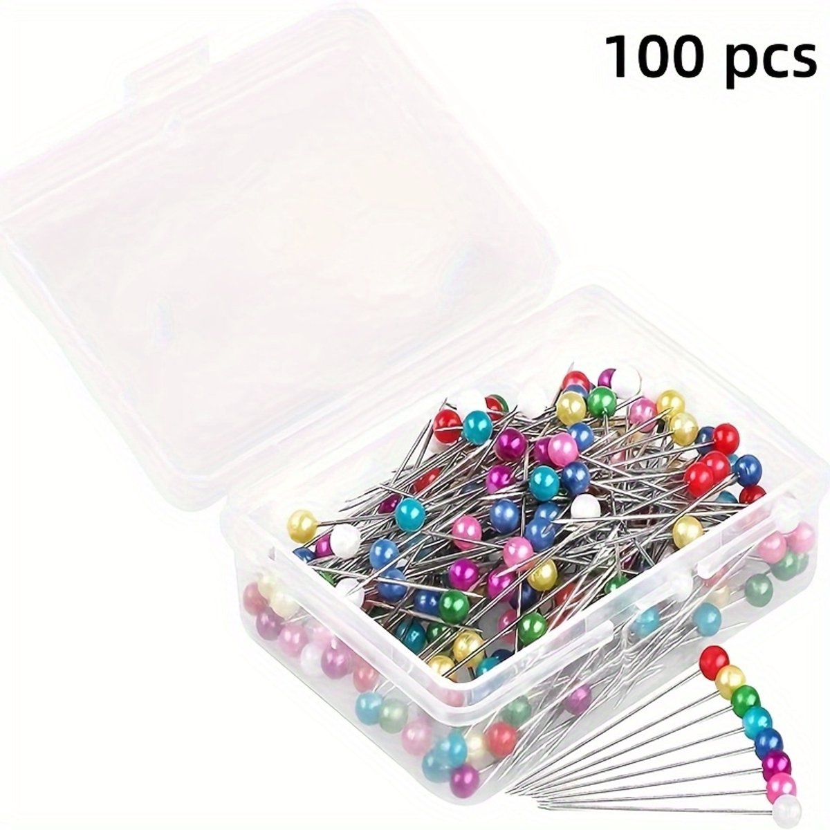 Livé® Parelkopnagels – 100 stuks Grote Meerkleurige Naaibenodigdheden
