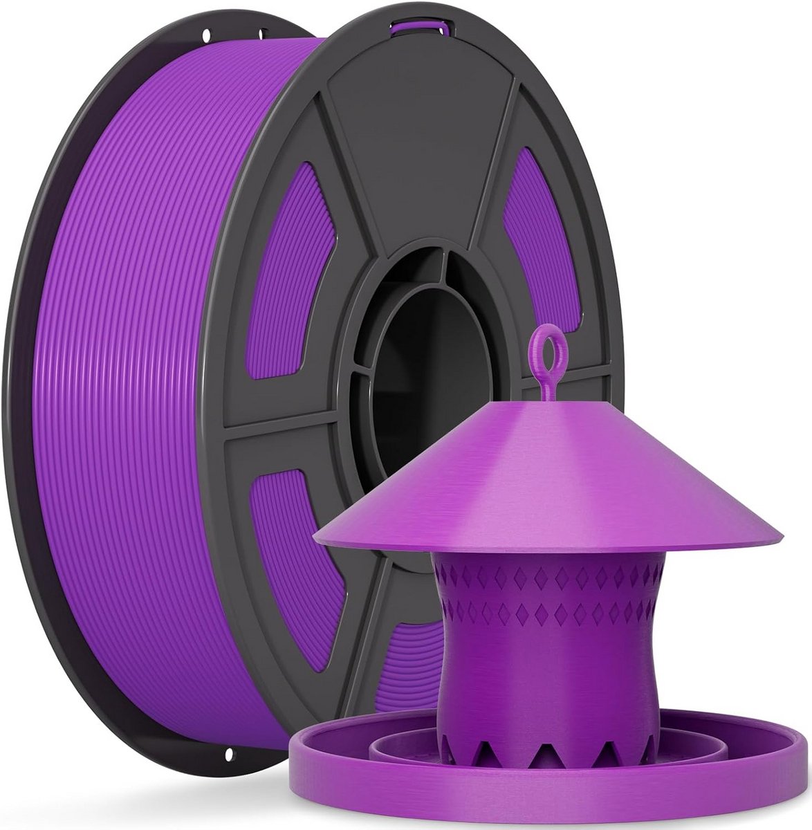 ASA 3D Printer Filament 1.75mm 1KG Paars - UV- en Hittebestendig voor Buiten Toepassingen