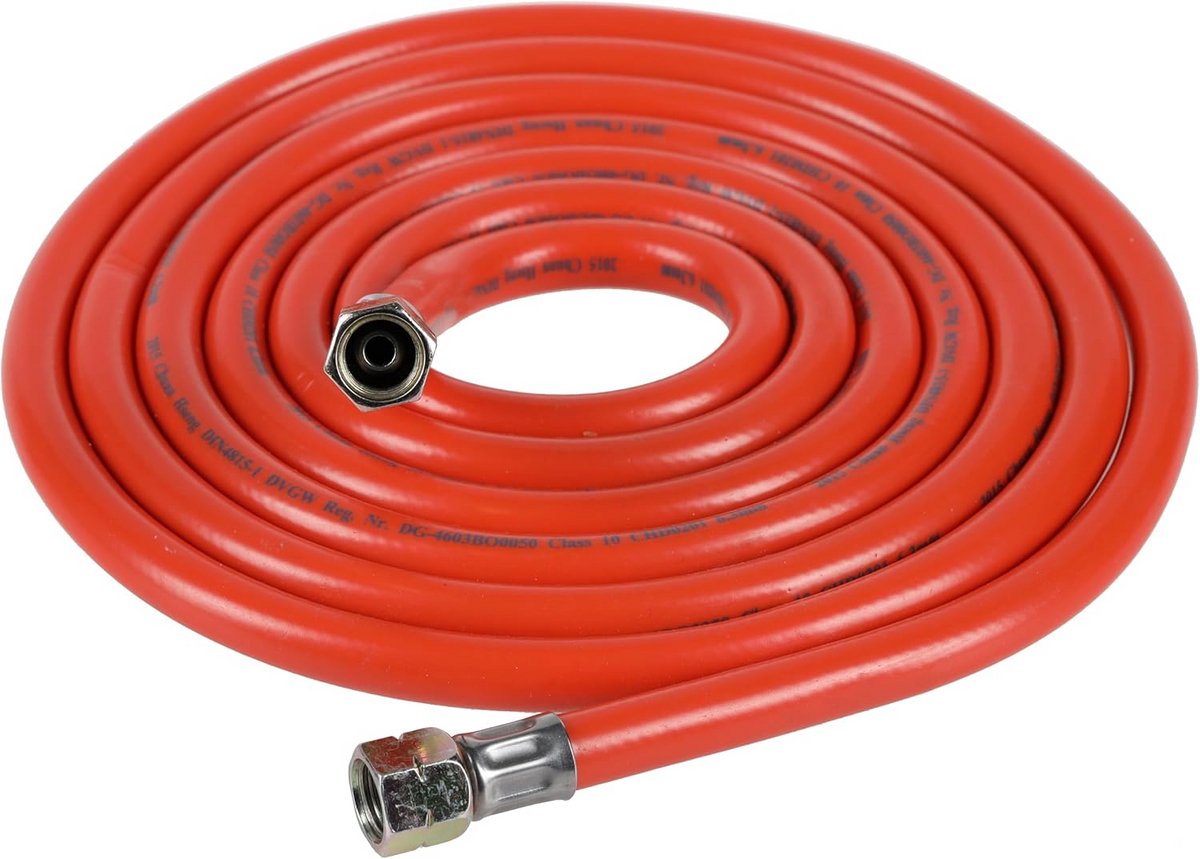 Lage druk Gasslang 3 meter met 2 x G1/4" L Aansluiting Gecertificeerd