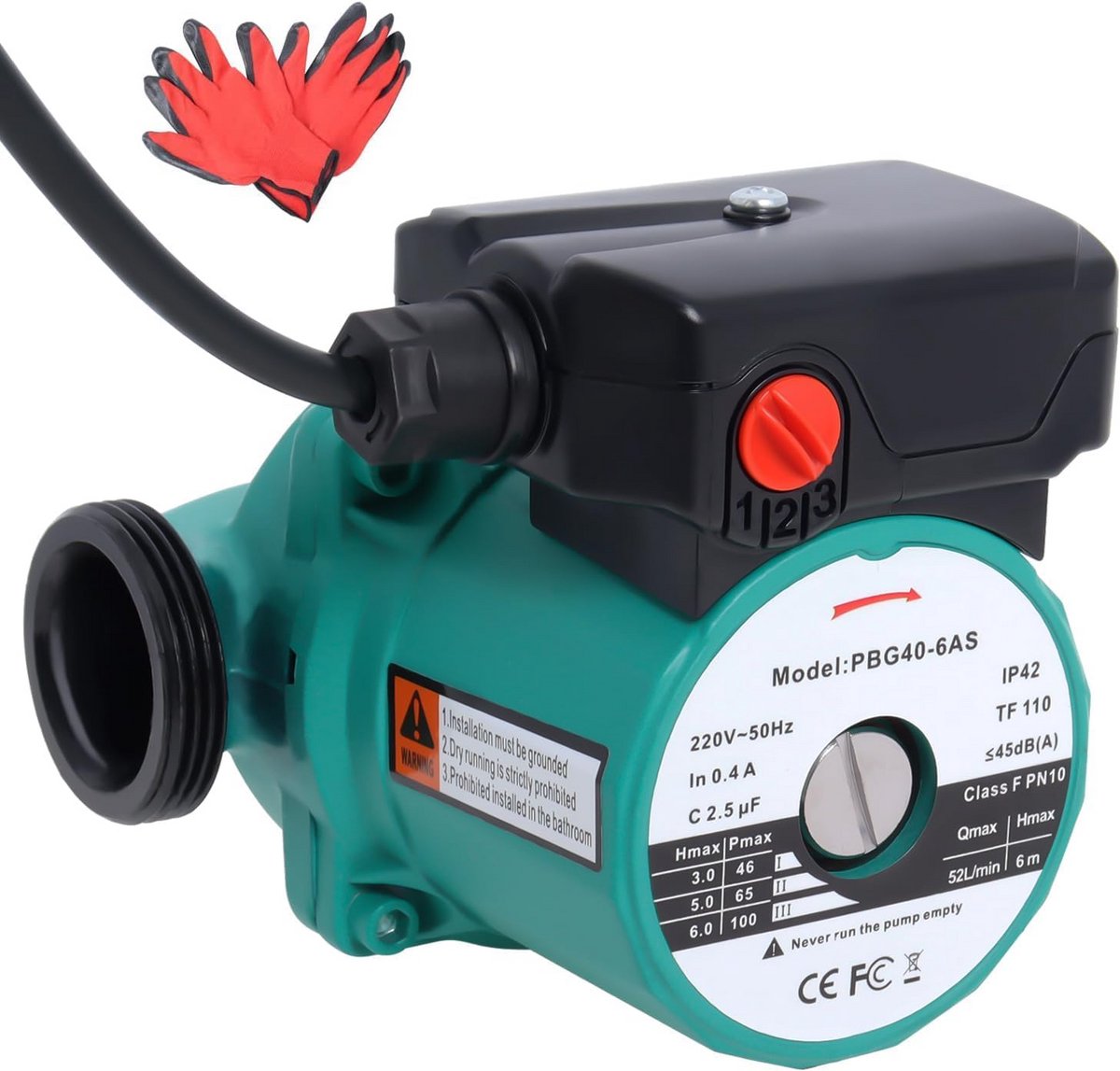 Circulatiepomp RS25-60/130 voor Verwarming en Warm Water