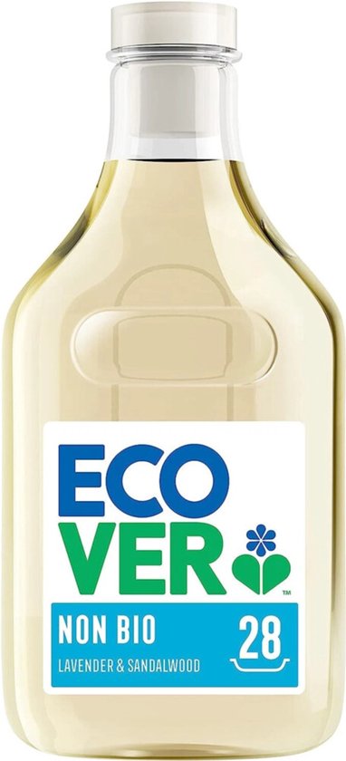 Ecover Wasmiddel Universeel Lavendel & Sandelhout 28 Wasbeurten - 6 x 1 liter - Voordeelverpakking