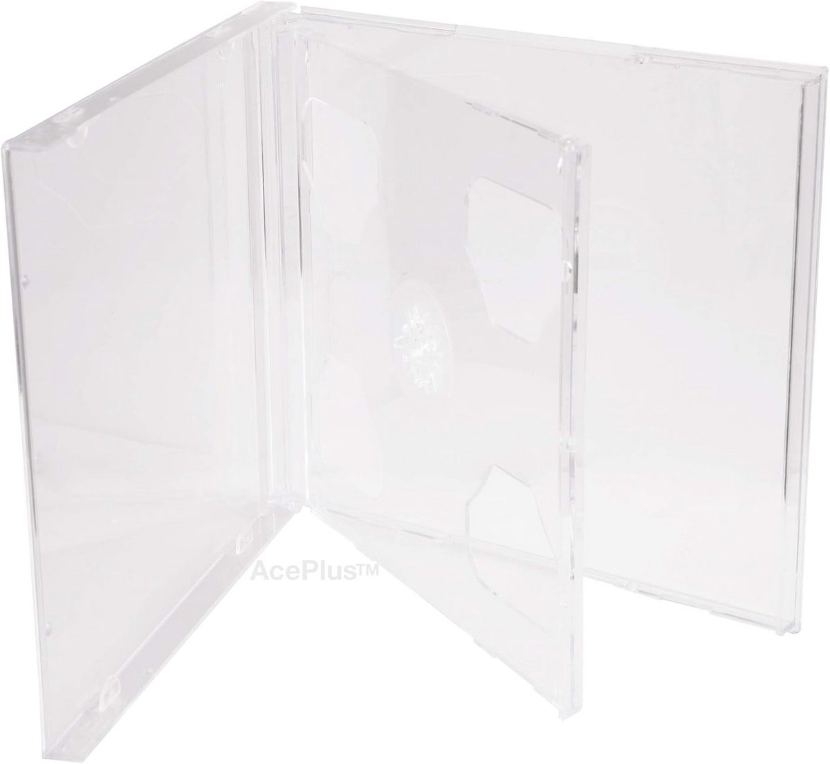 10 Stuks Standaard Dubbele CD Jewel Cases voor CD en DVD Opslag