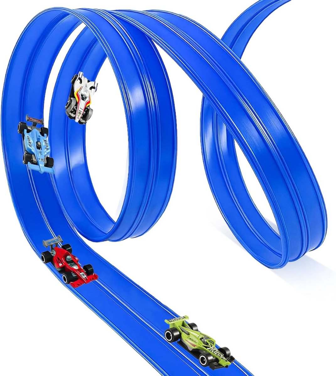 SCH® Racebaan Elektrisch - racebaan - Meerkleurig - 450cm x 8cm x 4cm