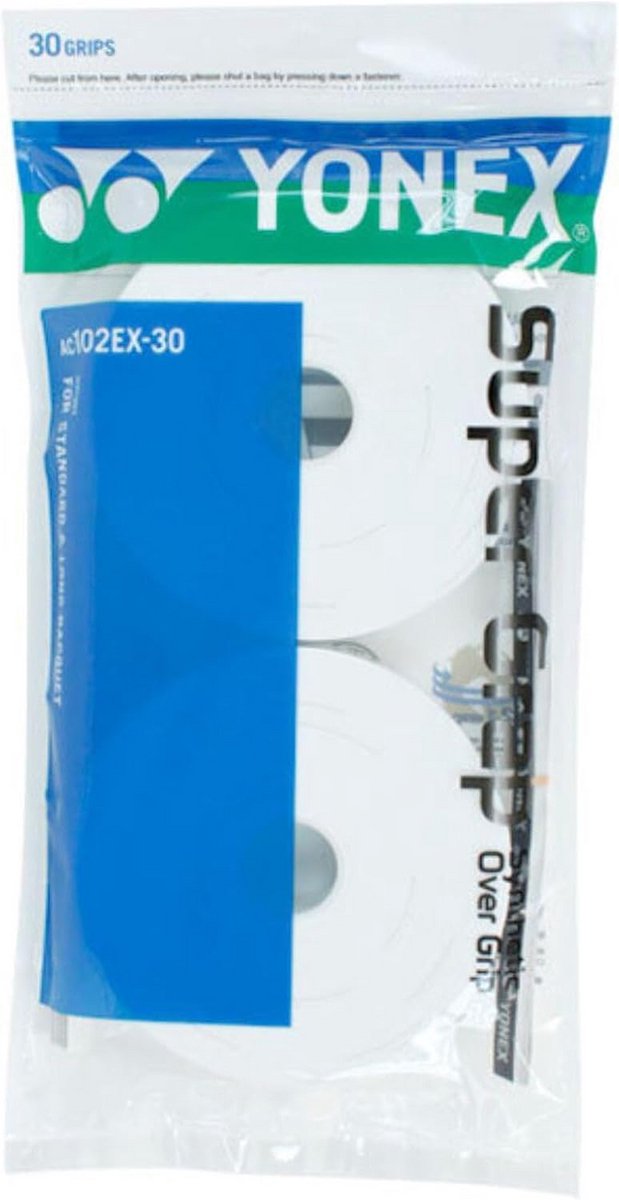 30 Stuks Racket Grip Tapes - Antislip Overgrip voor Tennis, Badminton en Squash