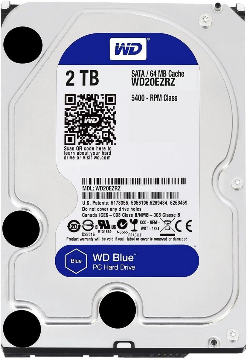 Interne Harde Schijf 2TB 3,5 inch SATA 6 Gb/s voor Desktop PC
