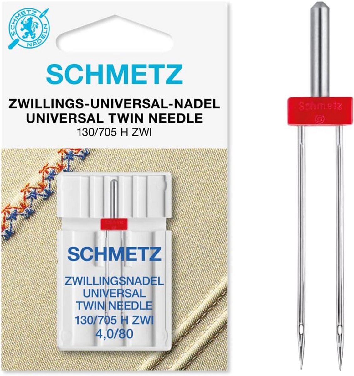 Universele Tweeling Naaimachine Naalden - Diverse Maten Beschikbaar (80/12)