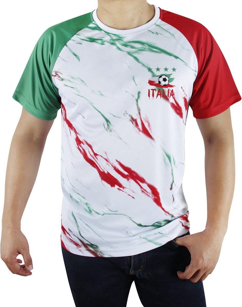 Voetbal Fan Shirt Italië Supporters T-shirt voor Heren