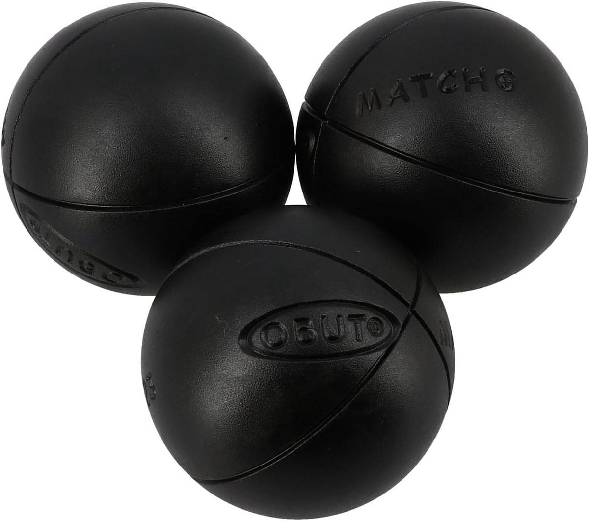 Set van 3 Petanque Ballen 74 mm Hardheid Plus Voor Precisie Spel