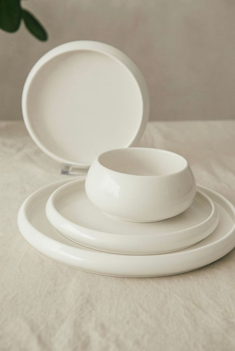 Chubby 27-delige Serviesset – Fine Porcelain