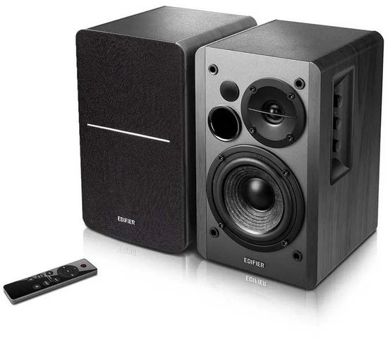 Edifier R1280DBs - Actieve boekenplank speakers - Bluetooth - Subwooferuitgang - Afstandsbediening van Merkloos — afbeelding 3