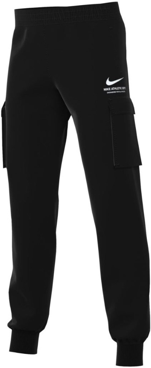 Fleece Jogging broek Kinderen M Zwart