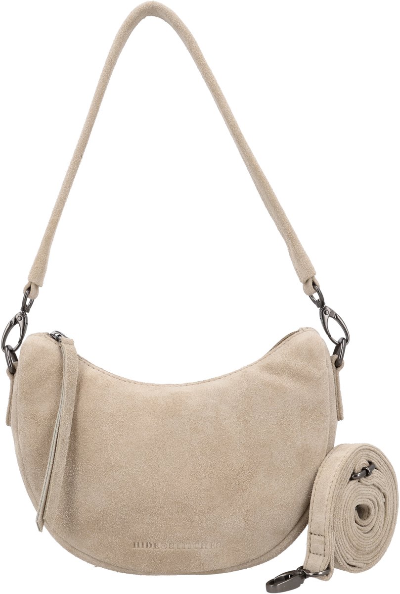 Hide & Stitches Brazos Schoudertas - Crossbody - Tas - Leer - Leren Dames Tas - Zand