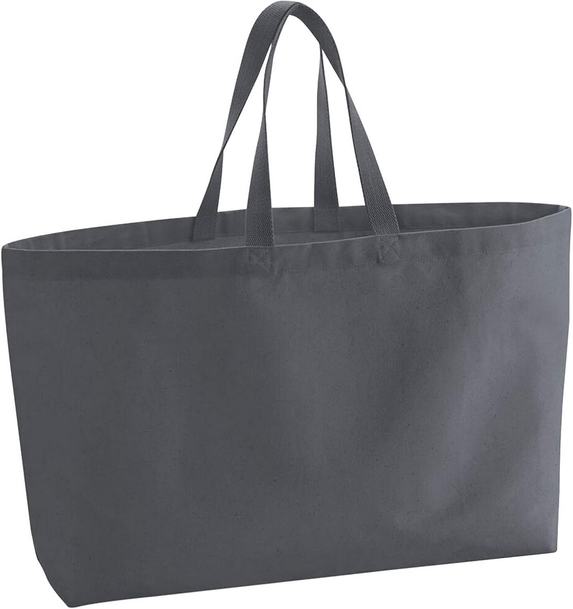 Oversized Canvas Tote Bag - Grote Winkel- en Strandtas van Zwaar Katoen