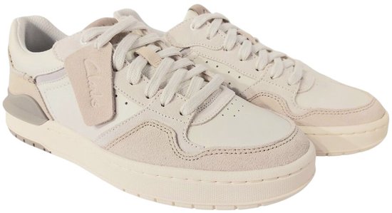 Clarks Sneaker Courtlite2 Lo Off White Suede