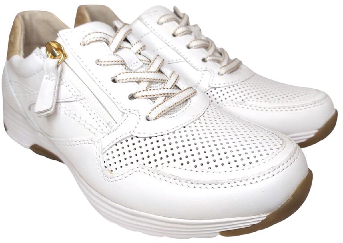 Gabor Rollingsoft Sneaker 86.978.51 Wit Glad Leer