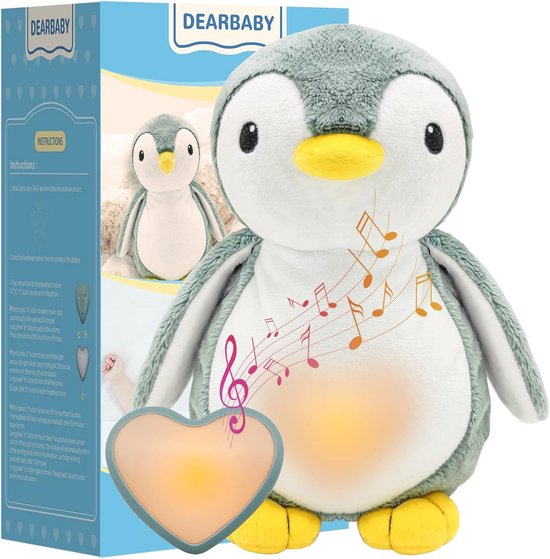 Baby Slaapknuffel met Hartslag en Uitschakelfunctie