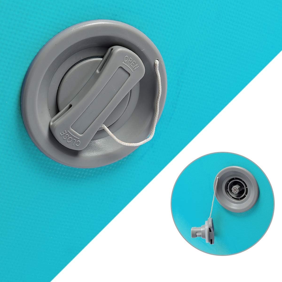 Grote Opblaasbare Trainingsrol 100cm voor Pilates en Yoga - afbeelding 2