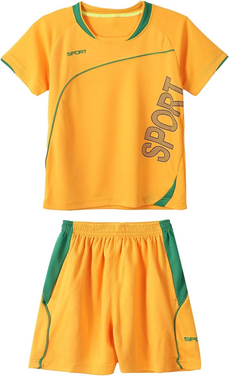 Sportpak voor Jongens - Kort Trainingspak en Voetbalshirt Set