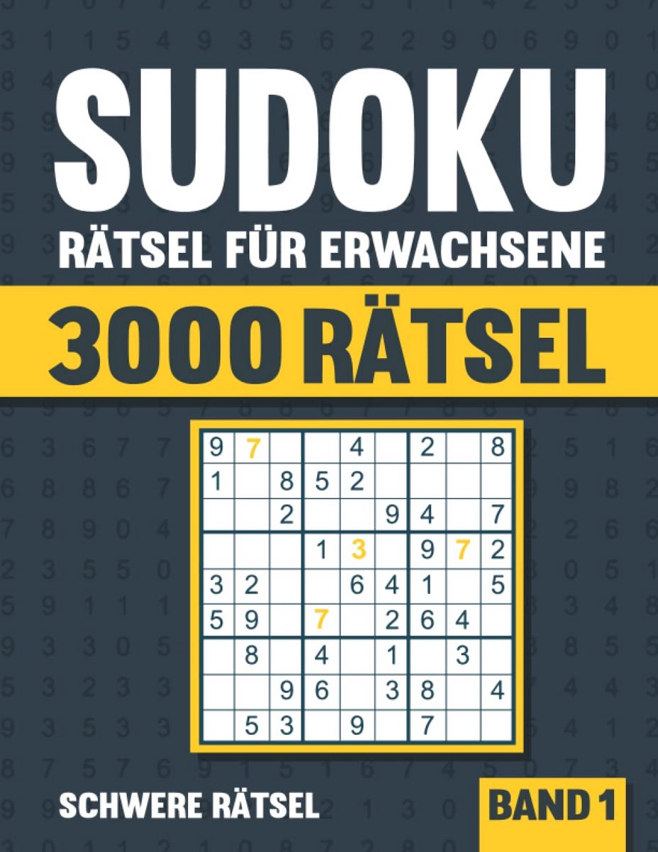 3000 Zware Sudoku Puzzels voor Volwassenen - Groot Formaat Inclusief Oplossingen