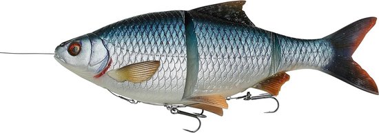 Grote Kunstaas Vissen voor Snoek Vissen - Realistische Line Thru Rubber Baits — afbeelding 5