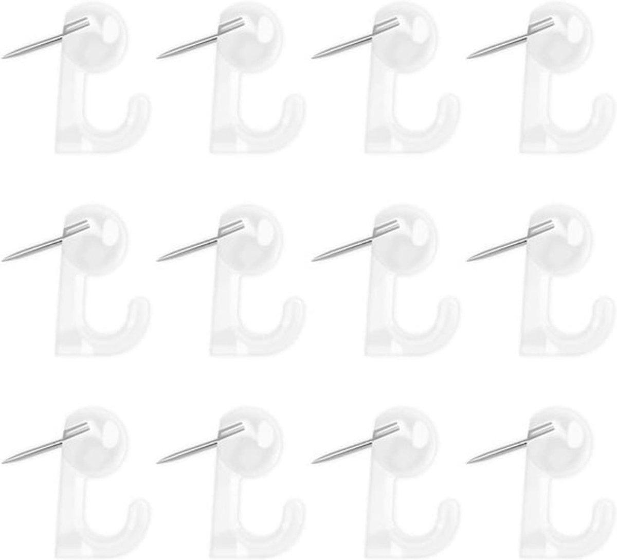 Push Pins Doorzichtig Plastic 100 Stuks voor Bulletin Board Home School Kantoorbenodigdheden