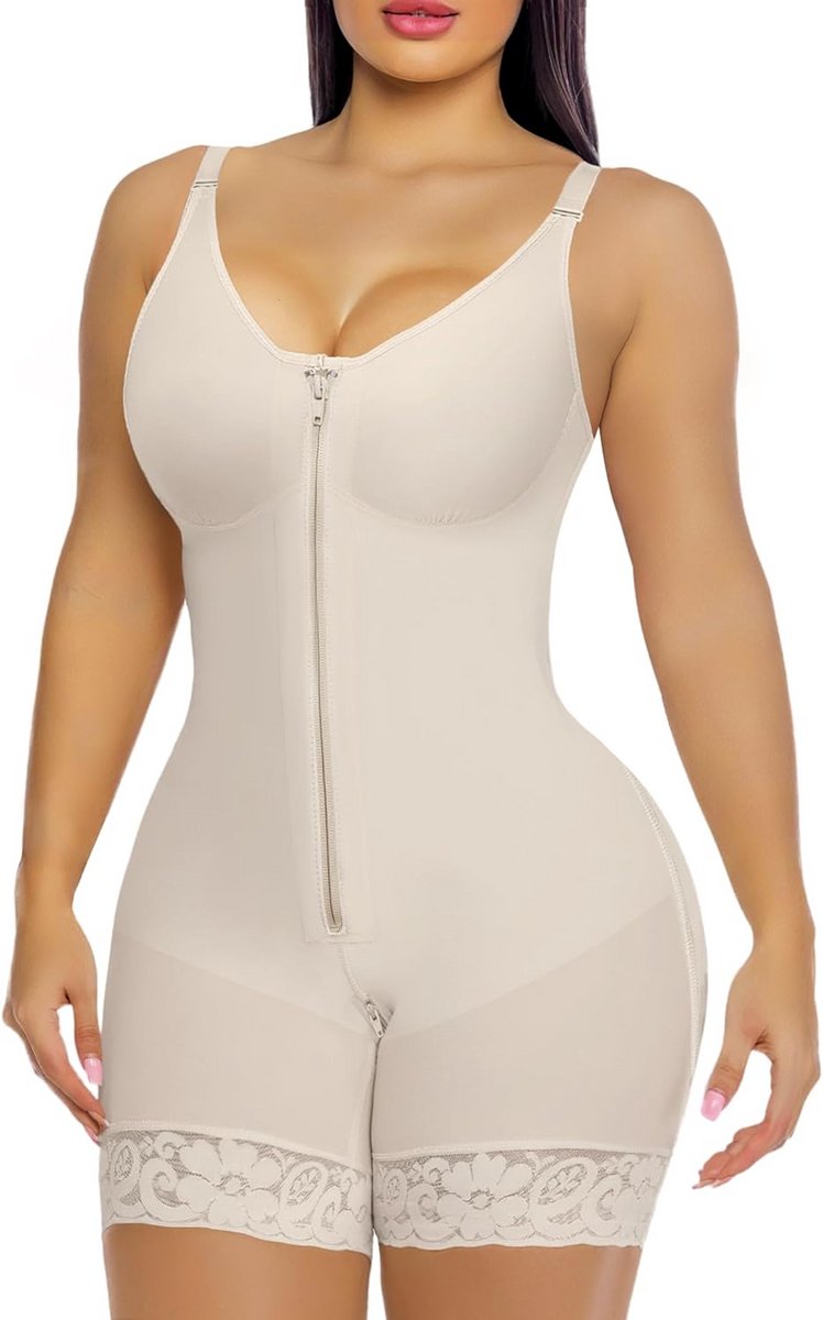 Colombiana Shapewear met Ritssluiting - Buikcontrole, Taille Afslankend en Billen Lifter voor Vrouwen