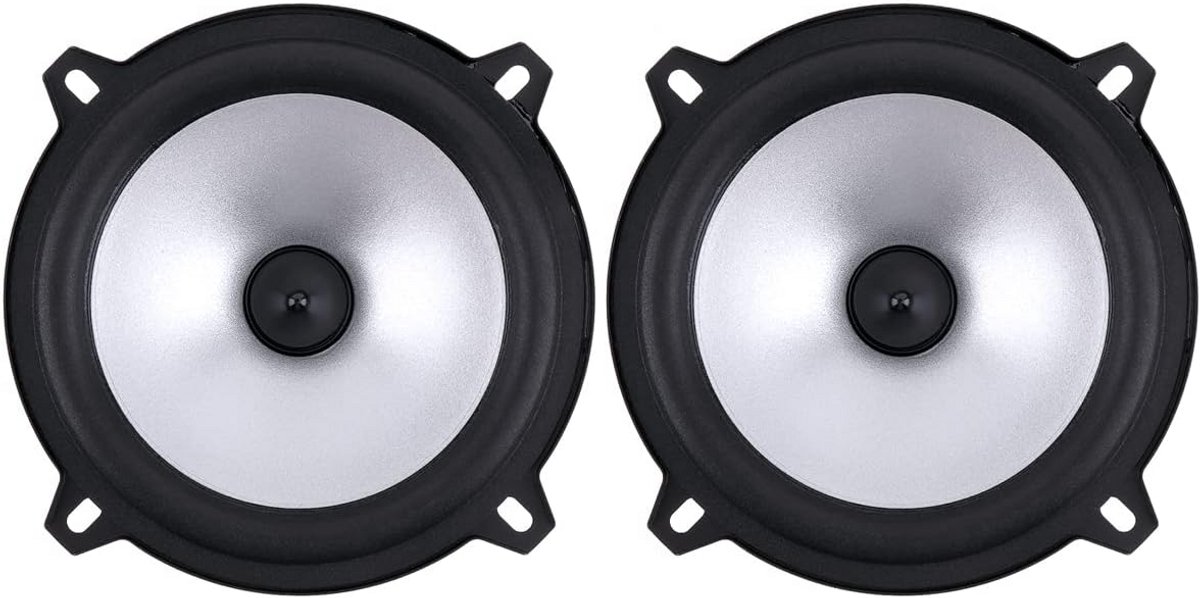 2 Stuks 60W Auto Hifi Full Range Coaxiale Luidsprekers (5 Inch) - Krachtige Upgrade