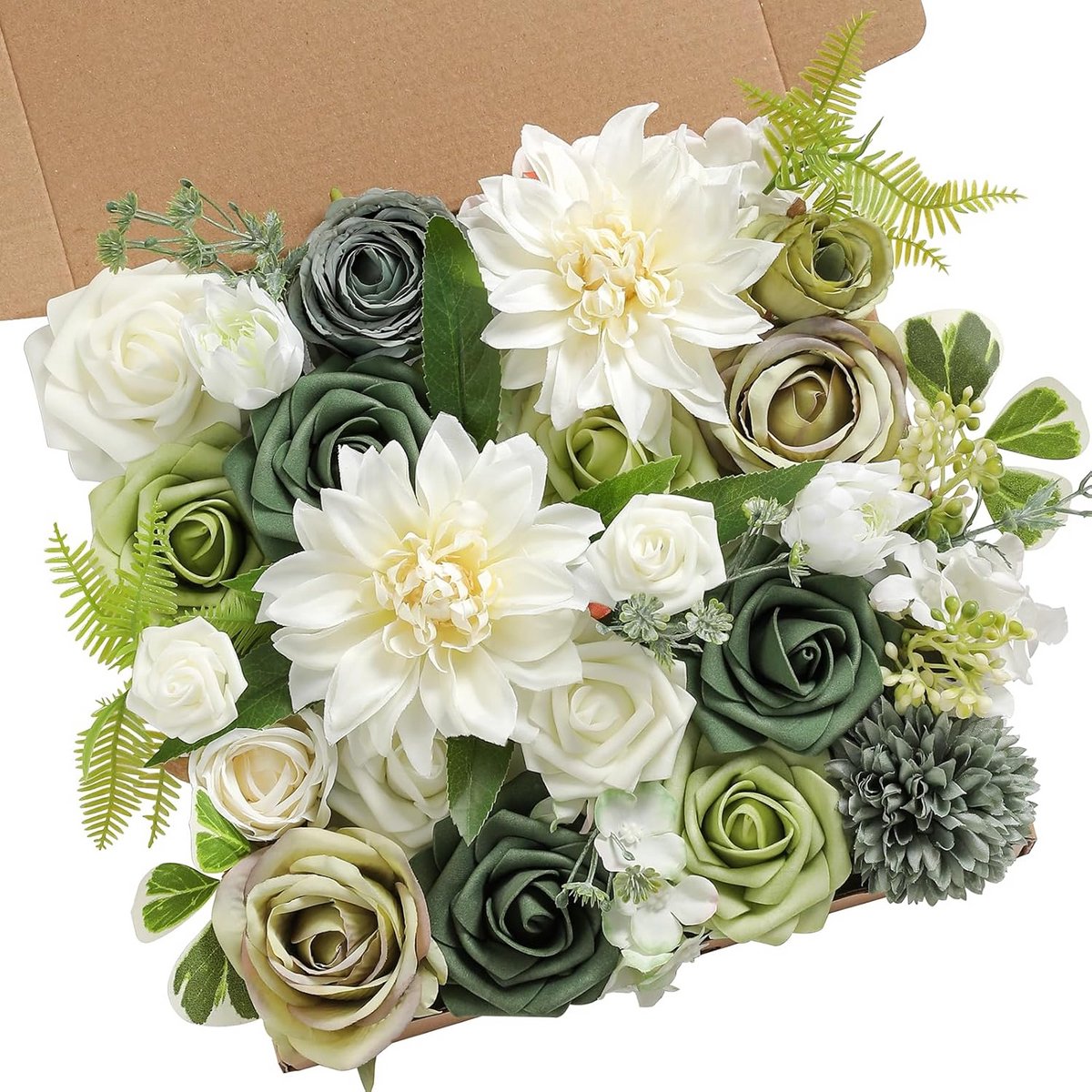 Kunstbloemen Set voor Bruiloft Versieringen en DIY Bloemschikken
