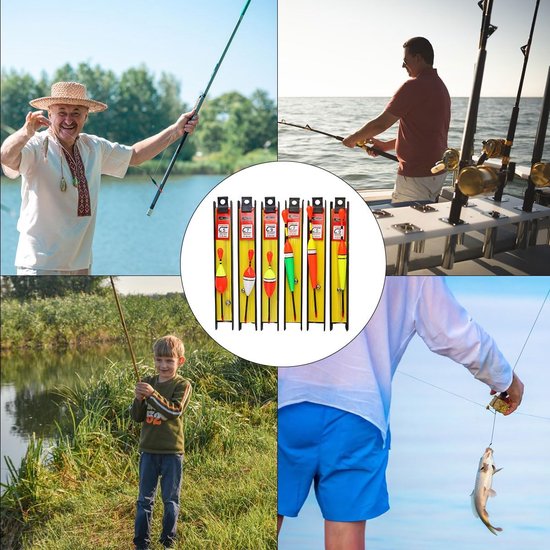 Dobbers Vissen Set 6 Stuks met Lood, Lijn en Haken — afbeelding 4