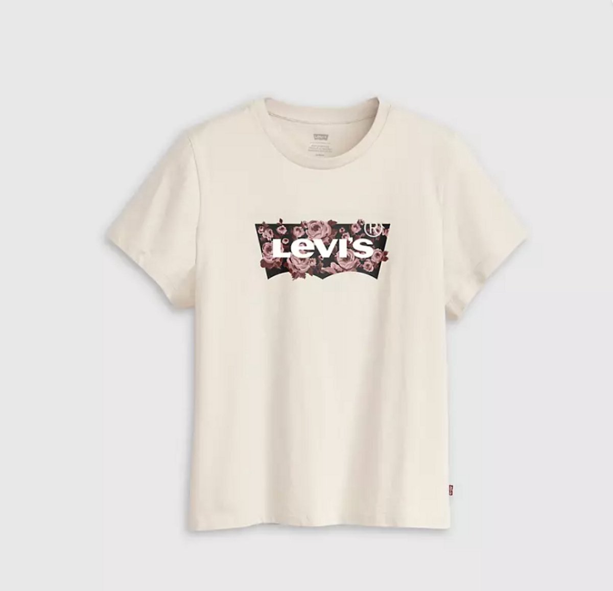Levi’s Perfect Logo T-shirt GRATIS LEVERING Wit