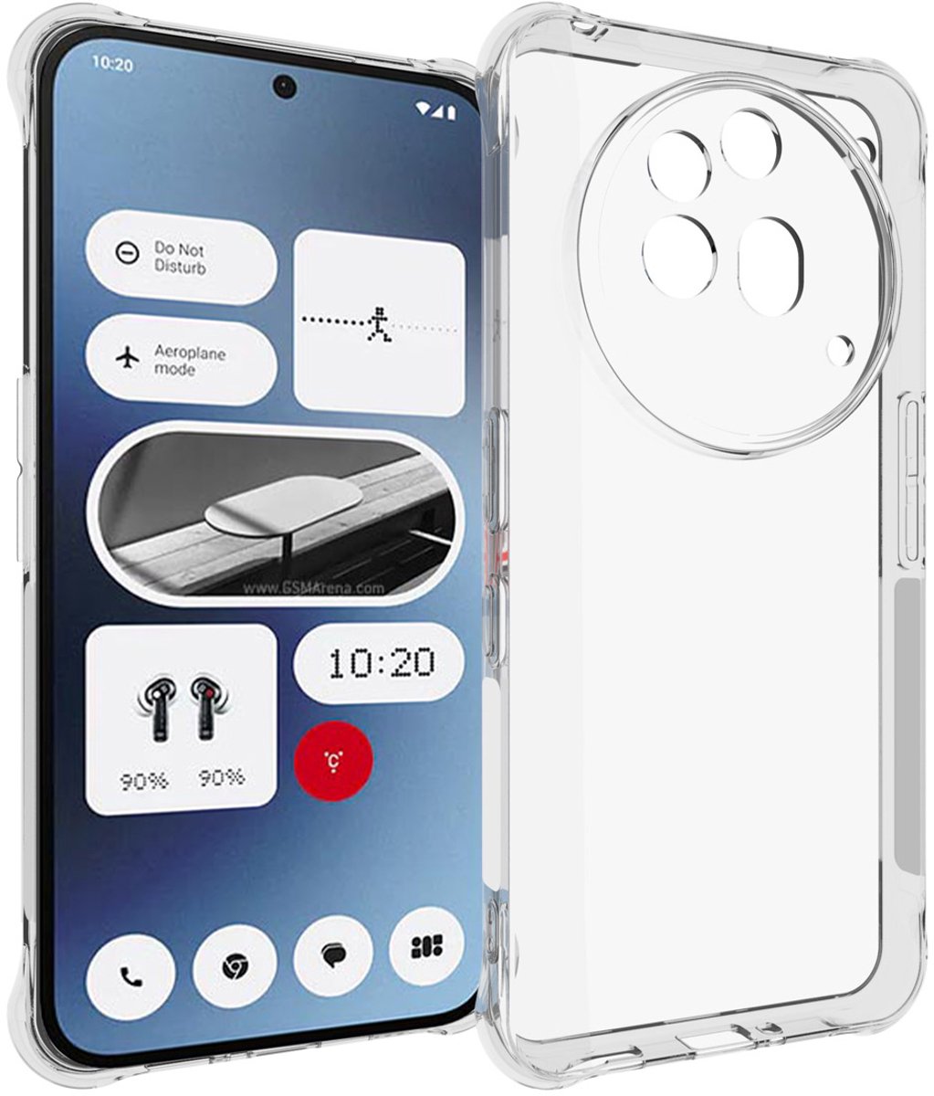 imoshion Hoesje - Geschikt voor Nothing Phone (3a) Pro - Shockproof Case - Transparant