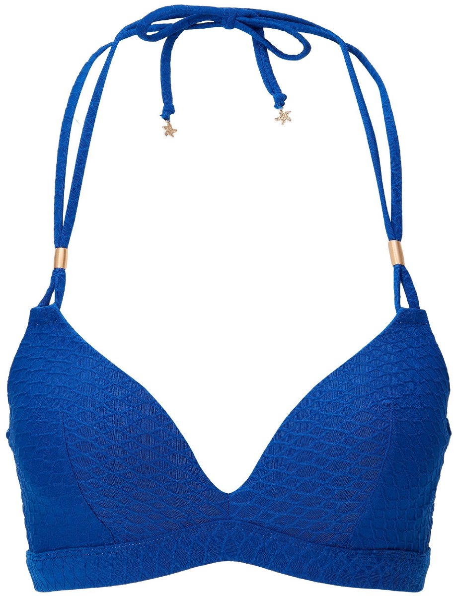 LingaDore Voorgevormde Triangel Bikini top Blauw