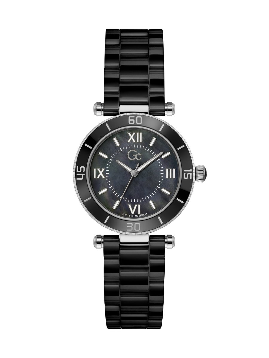 Gc Gc Muse Ceramic Kwarts Analoog Horloge Blauw Case: 100% Stainless Steel | Armband: 100% Ceramic 34 Z05006L2MF, Z05007L1MF, Z05008L1MF, Z05009L2MF