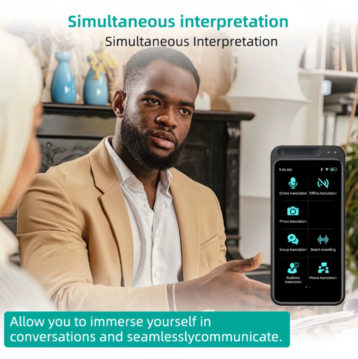 Weij Services Spraakvertaler Vertaalapparaat met 139 Talen - afbeelding 3