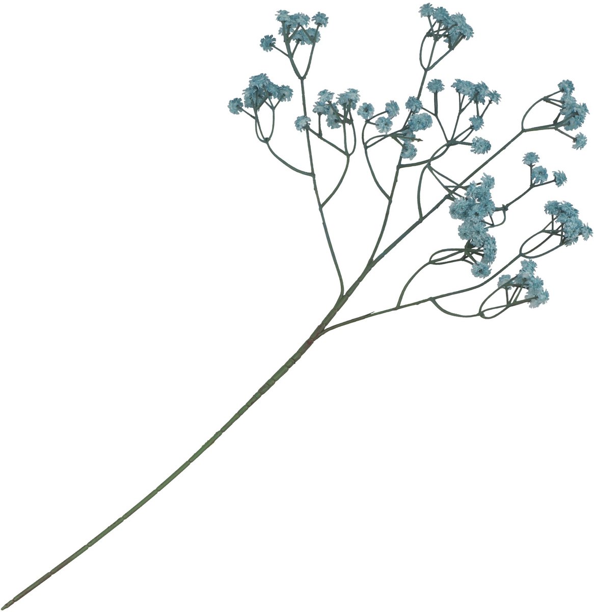 Chaks Kunstbloem Gipskruid - 60 cm - blauw - tak - kunst bloem - Gypsophila