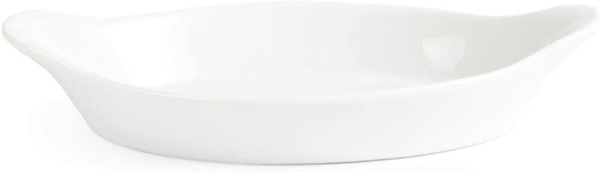 Set van 6 Ovale Porseleinen Serveerschalen - 28.9 cm - Ovenbestendig