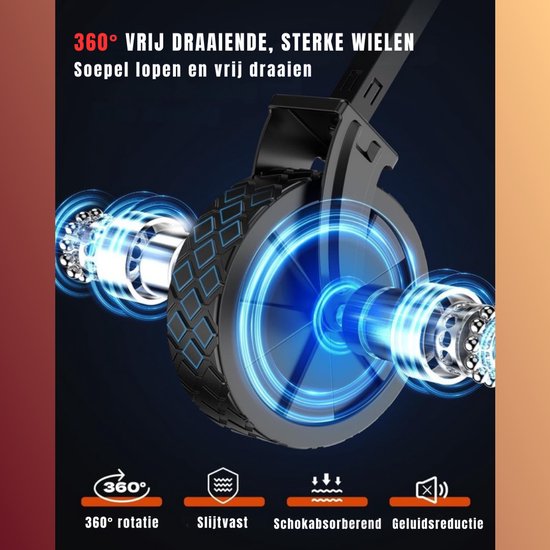 RWB® Bolderkap Opvouwbaar Luchtbanden - Bolderkar - Bolderkar Opvouwbaar - Zwart - ‎74cm x 44cm x 95 cm van RWB® — afbeelding 4