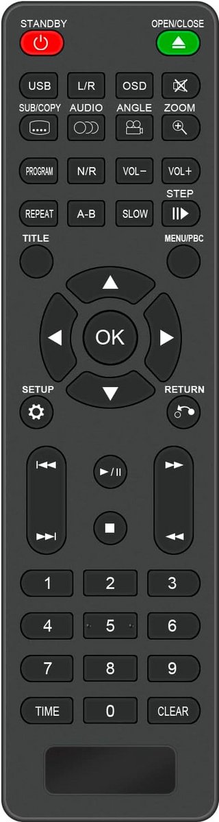 Vervangende Universele Afstandsbediening voor DVD Speler
