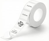 Rouleau d'étiquettes Niimbot B21/B1/B31/B4 - 31 x 31 mm - 210 étiquettes - 1 rouleau - Wit - Étiquette ronde