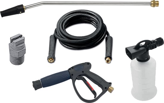 Warmwater hogedrukreiniger instapmodel - werkdruk 110 bar - 480 l/h - 90°C - 2,3 kW 230 V Cleancraft HDR-H 48-15 — afbeelding 2