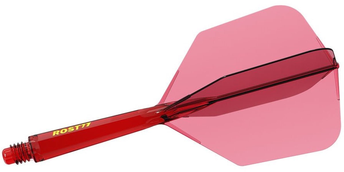 Cuesoul ROST 77 Transparent Red Big Wing - Dart Flights