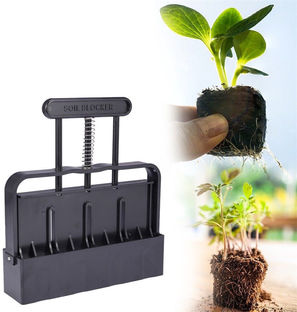 Handmatige grondblokmaker - Grondblokmaker met handvat - Grondblokverdichtingsgereedschap - Tuinbouwgereedschap voor thuistuinen en professionele kwekerijen