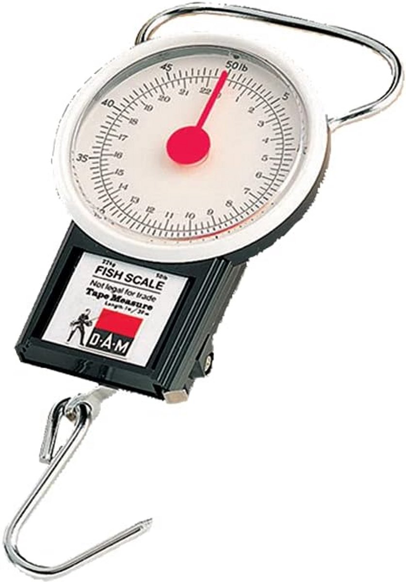 Digitale Weegschaal voor Vis tot 22 kg met Meetlint