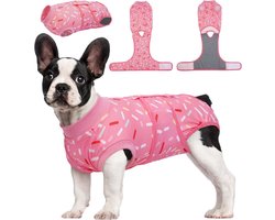 Hond Recovery Pak Na Operatie - Zachte Chirurgische Onesie voor Teefjes en Reuen
