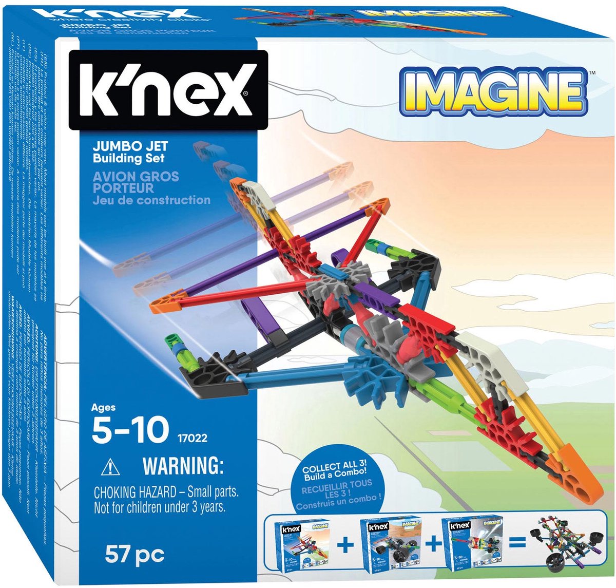 Bol.com Knex Imagine Jumbo Jet Building Set 57-delig constructieset aanbieding